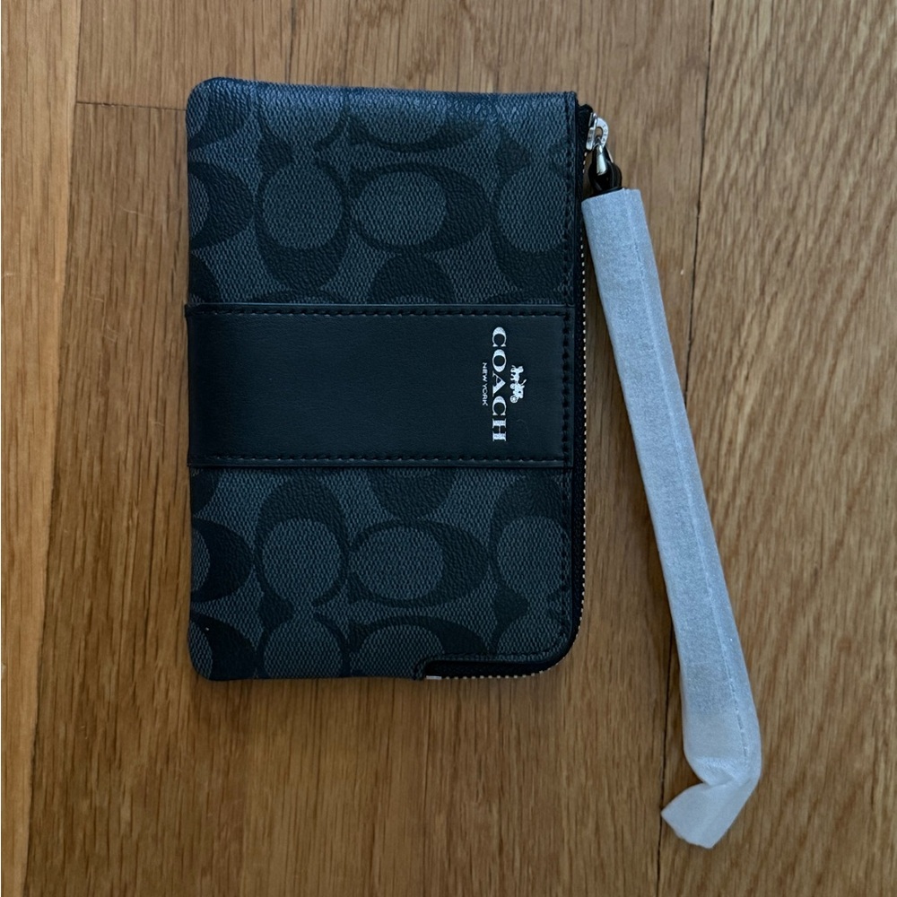 Coach Black Wristlet